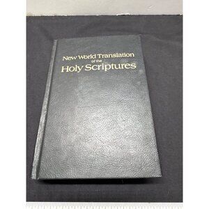 New World Translation Of The Holy Scriptures Revised 1984 Black Hardcover Bible